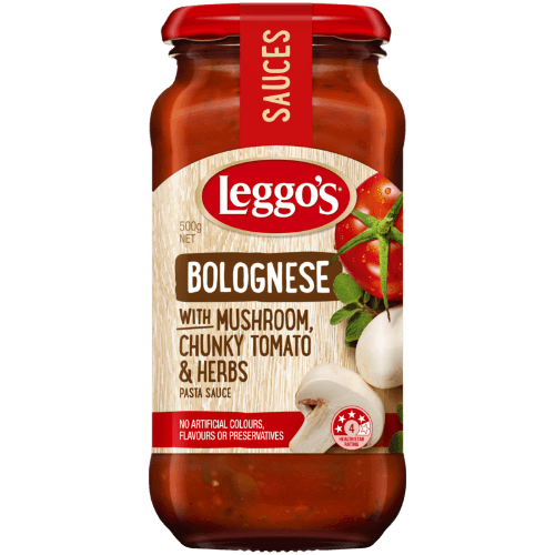 Leggo's Mushroom Chunky Tomato & Herbs Bolognese Sauce