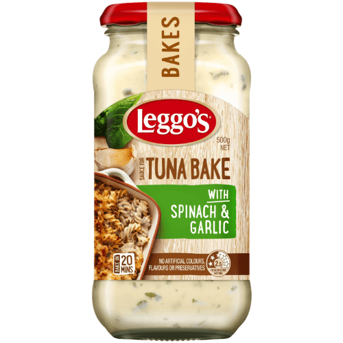 Leggo's Spinach & Garlic Tuna Bake