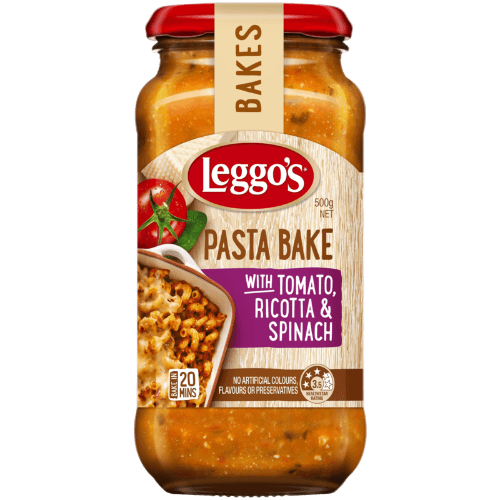 Leggo's Tomato Ricotta & Spinach Pasta Bake