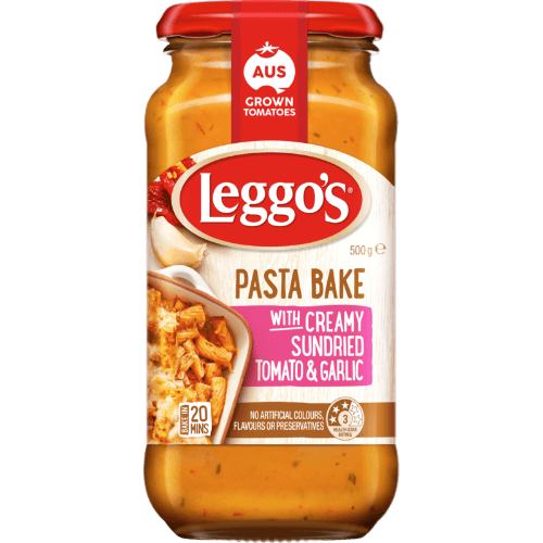 Leggo's Creamy Sundried Tomato & Garlic Pasta Bake