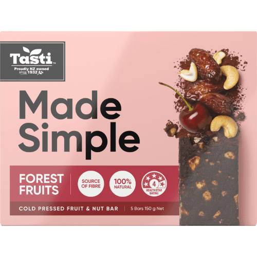 Tasti Made Simple Forest Fruits Wholefood Bars