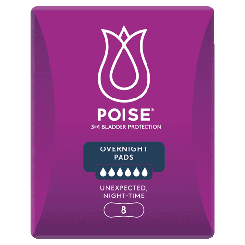 Poise Overnight Pads
