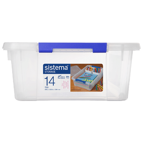 Sistema Storage Bin With Lid 14 L