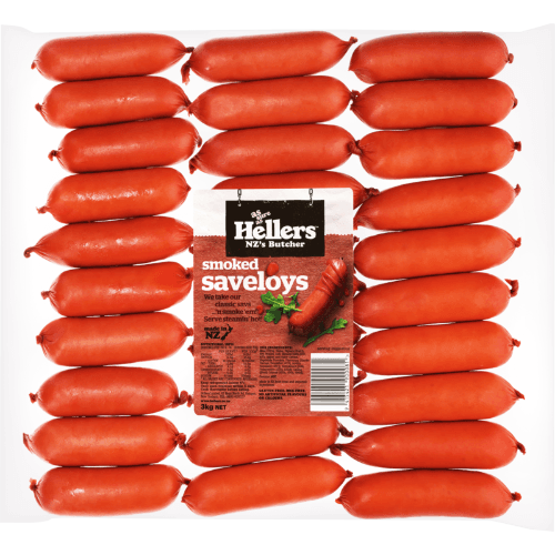 Hellers Smoked Saveloys 3 kg