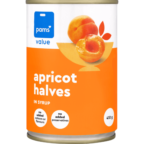 Pams Value Apricot Halves In Syrup