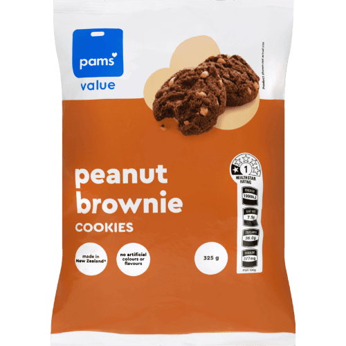 Pams Value Peanut Brownie Cookies