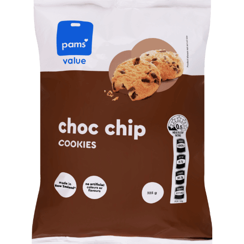 Pams Value Choc Chip Family Favourite Cookies