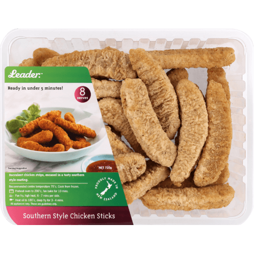 Leader Southern Style Chicken Sticks 720 g