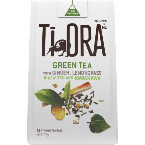 Ti Ora Ginger Lemongrass Green Tea Bags