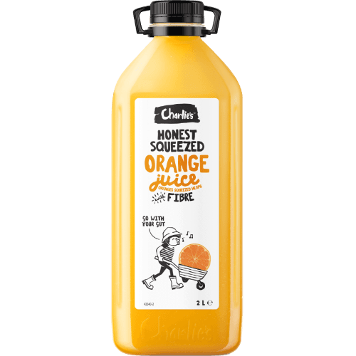 Charlie's Fruit Juice Orange With Fibre 2 L