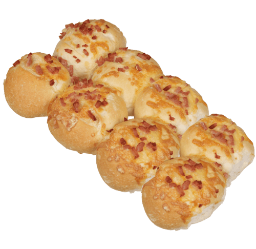 Cheese & Bacon Round Roll 6 + 2 Free