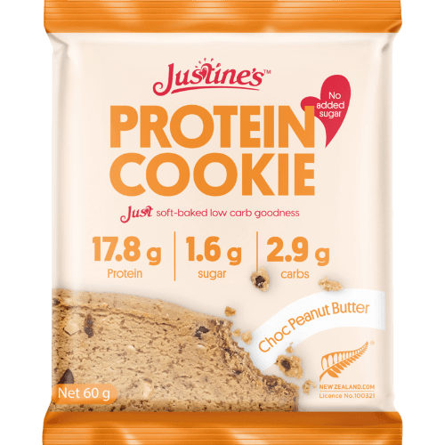 Justine's Peanut Butter Choc Chip Protein Cookies 60 g