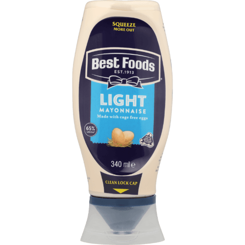 Best Foods Light Mayonnaise Squeeze Bottle