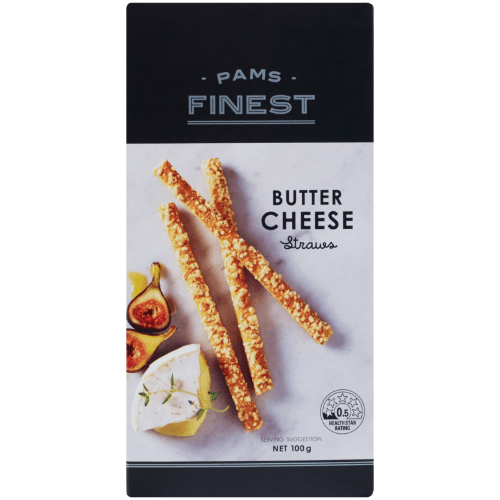 Pams Finest Butter Cheese Straws 100 g
