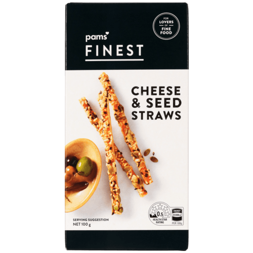 Pams Finest Cheese & Seed Straws