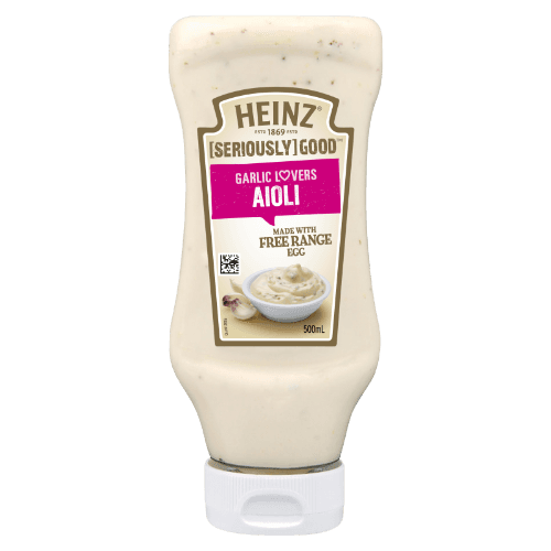 Heinz Seriously Good Garlic Lovers Aioli Mayonnaise