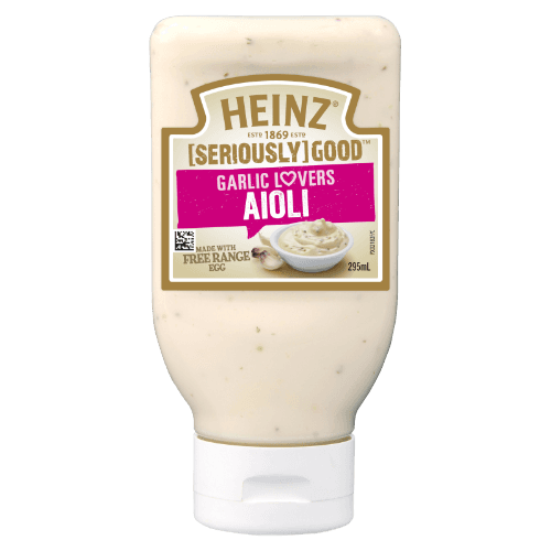Heinz Seriously Good Garlic Lovers Aioli Flavoured Mayonnaise