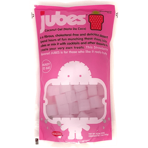 Jubes Strawberry Nata De Coco 360 g