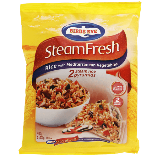 Birds Eye SteamFresh Rice with Mediterranean Vegetables 400 g