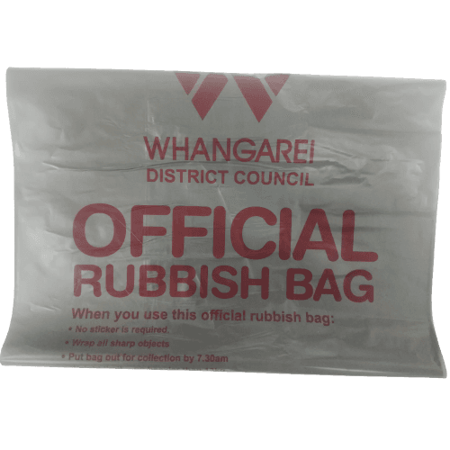 Whangarei District Council Official Rubbish Bag