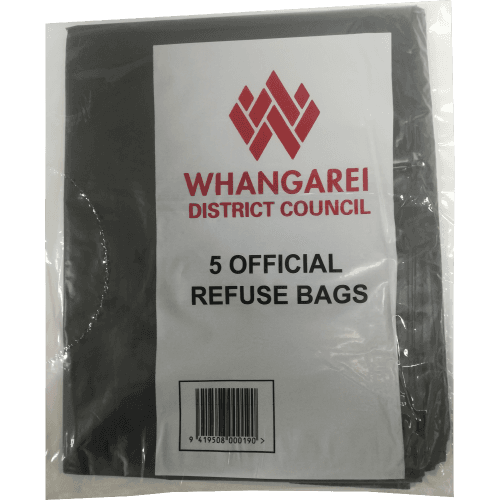 Whangarei District Council Official Rubbish Bags