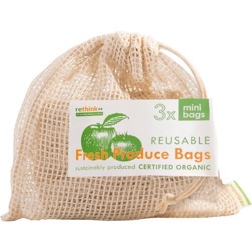 Rethink Reusable Fresh Produce Bags Mini 3 pack