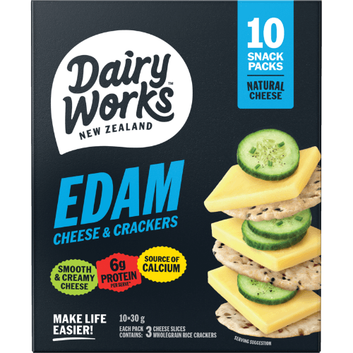Dairyworks Edam & Rice Crackers