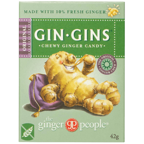 Gin Gins Original Chewy Ginger Candy Travel Box