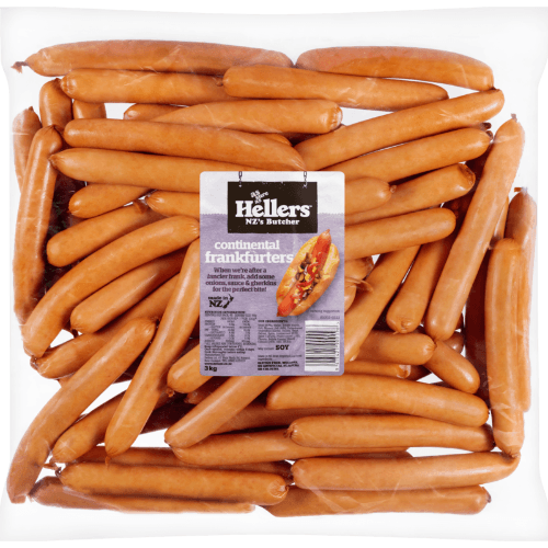 Hellers Continental Frankfurters 3 kg