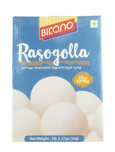 Bikano Rasogolla Cottage Cheese Balls Dipped In Syrup