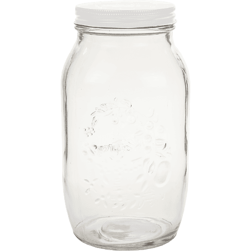 Kate's Kitchen Embossed 1.5 Litre Screw Top Jar