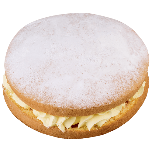 Sponge Cake With Fresh Cream