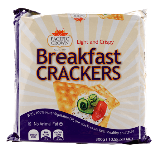 Pacific Crown Light And Crispy Breakfast Crackers 300 g