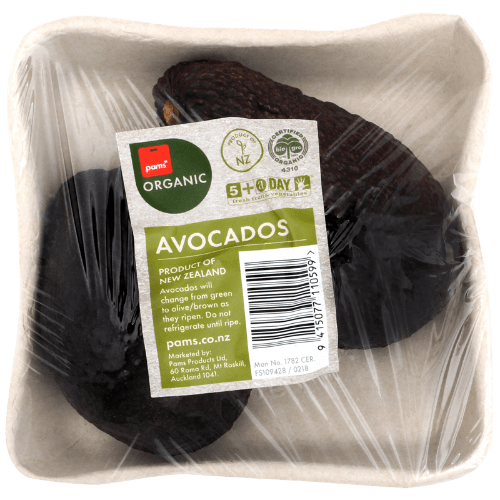 Pams Organic Avocados 2 each