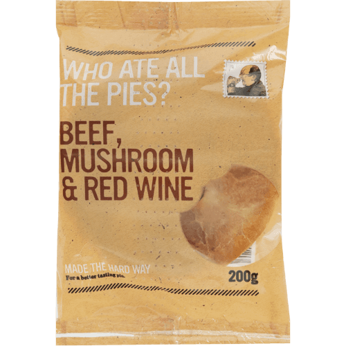 Who Ate All The Pies Beef Mushroom & Red Wine Pie