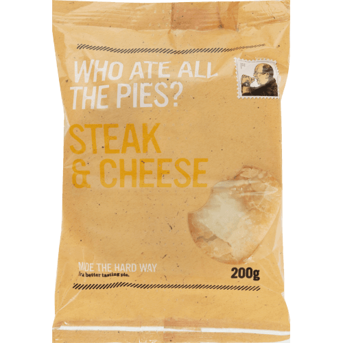Who Ate All The Pies Proper Steak & Cheese Pie