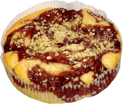 Black Cherry Crumble Cake