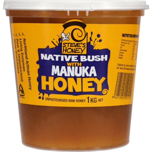 Steve's Honey Native Bush With Manuka Honey
