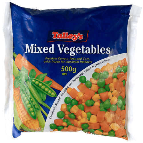 Talley's Mixed Vegetables 500 g