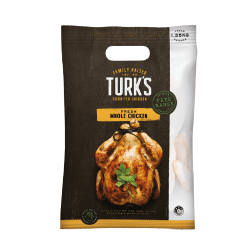Turk's Free Range Fresh Whole Chicken 1.35 kg