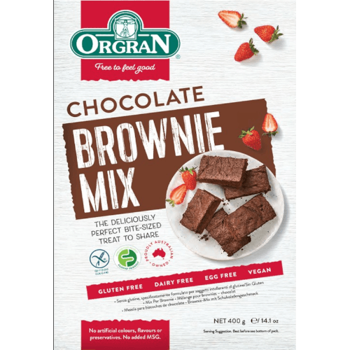 Orgran Gluten Free Chocolate Brownie Mix