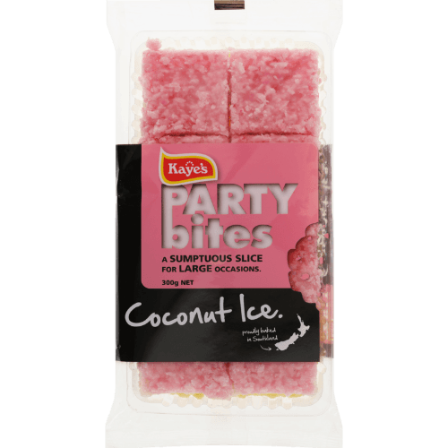 Kaye's Party Bites Coconut Ice Slice 300 g