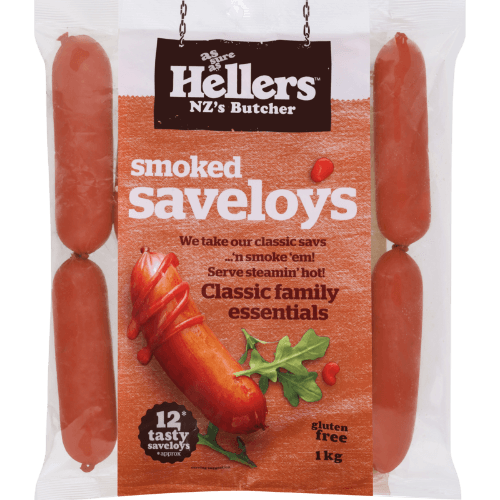 Hellers Smoked Saveloys