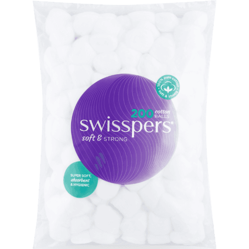 Swisspers Cotton Balls 200 pack