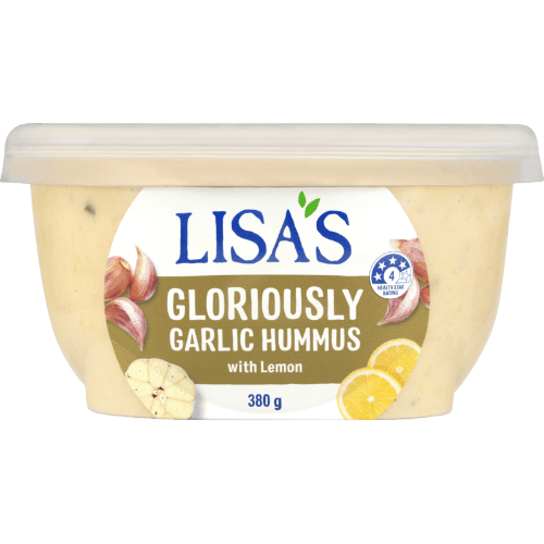 Lisa's Gloriously Garlic Hummus With Lemon