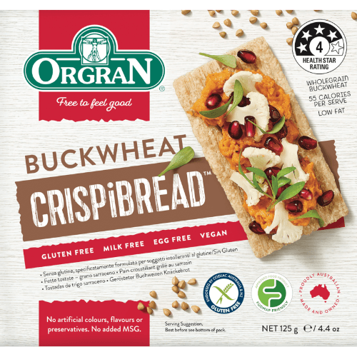 Orgran Gluten Free Buckwheat Crispbread