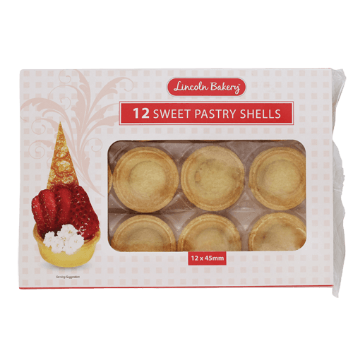 Sweet Pastry Shells 12 pack