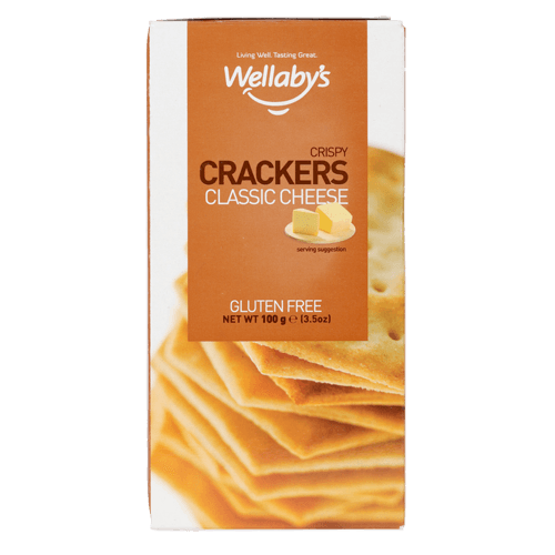 Wellabys Classic Cheese Crispy Crackers