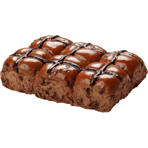 Chocolate Hot Cross Buns