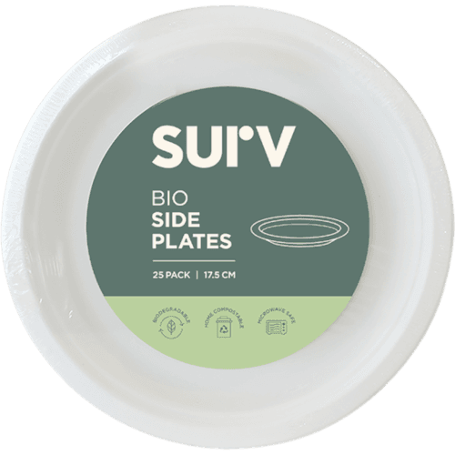 Surv Bio Side Plates 17.5cm